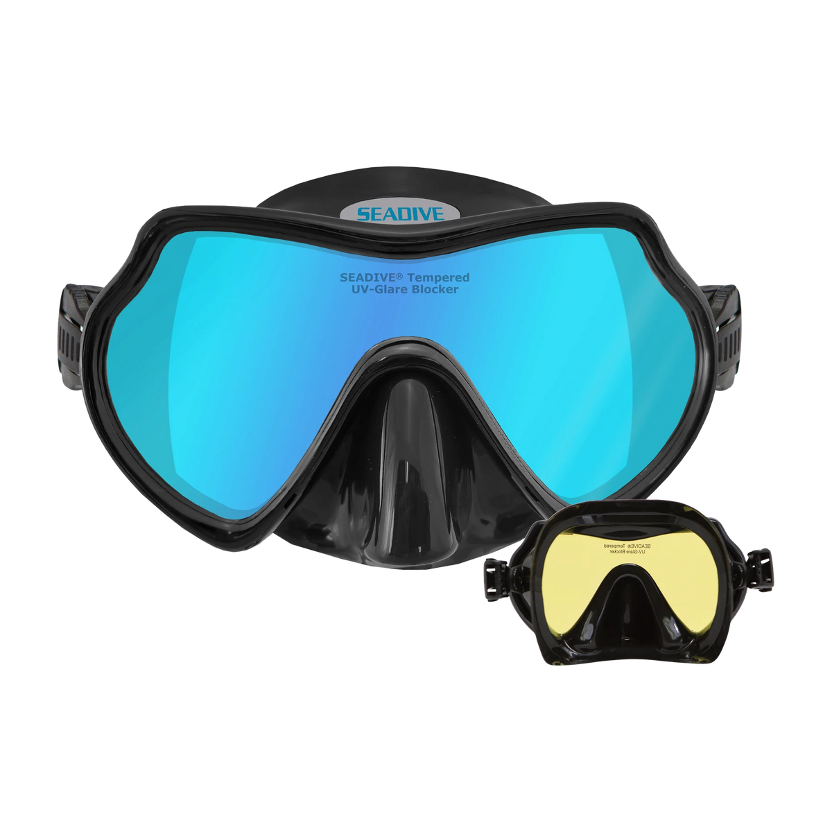 SeaDive Eagleye TrueColor-HD Mask, Yellow inner tint