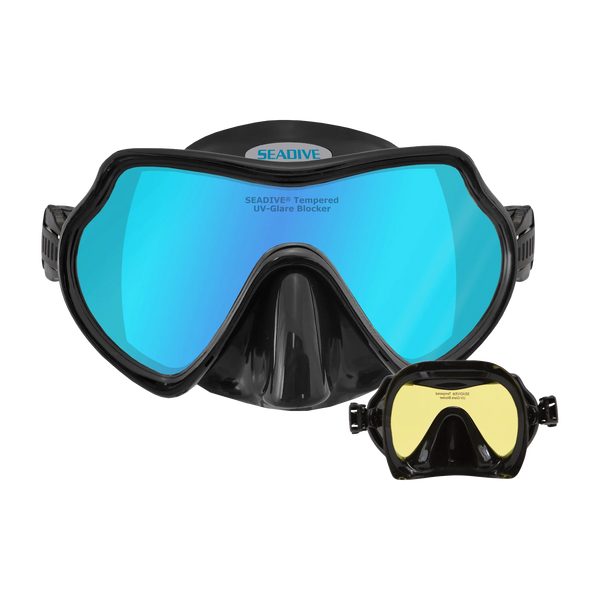 SeaDive Eagleye TrueColor-HD Mask, Yellow inner tint
