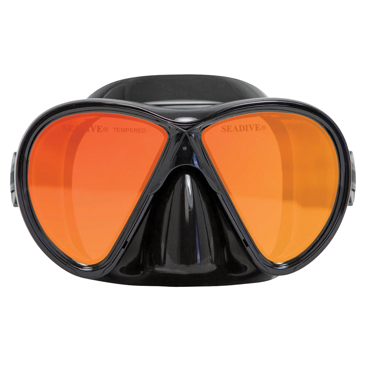 SeaDive EyeMax RayBlocker-HD Mask, Black silicone