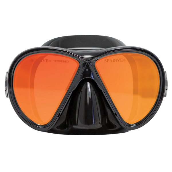 SeaDive EyeMax RayBlocker-HD Mask, Black silicone