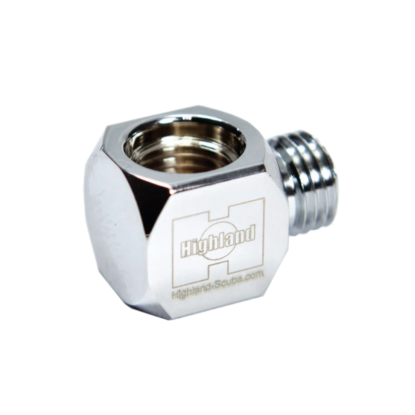 Highland High-Pressure Gauge Adapter, Inline