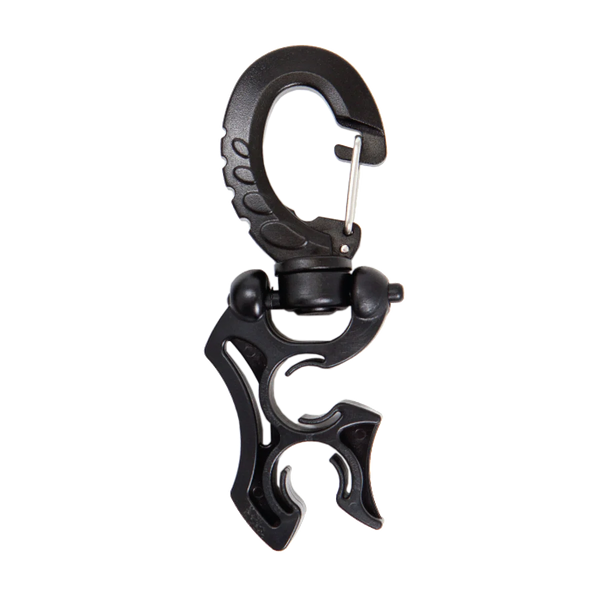 XS Scuba Hose Attachment Clip, Two hoses