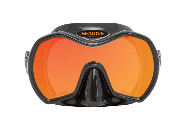SeaDive Monarch RayBlocker-HD Mask, Black silicone