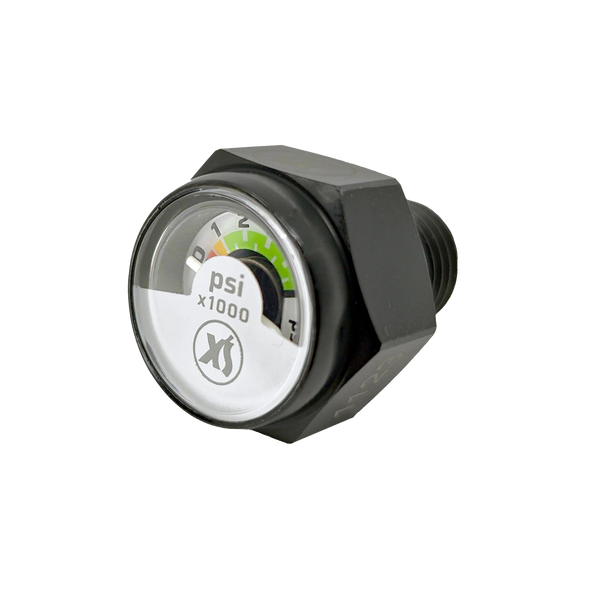 XS Scuba Pony Bottle Gauge — Black / psi