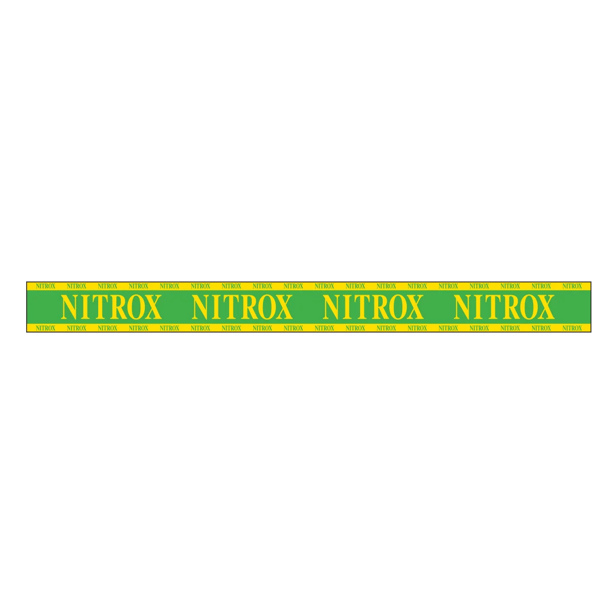 XS Scuba Pony Nitrox Sticker, Standard