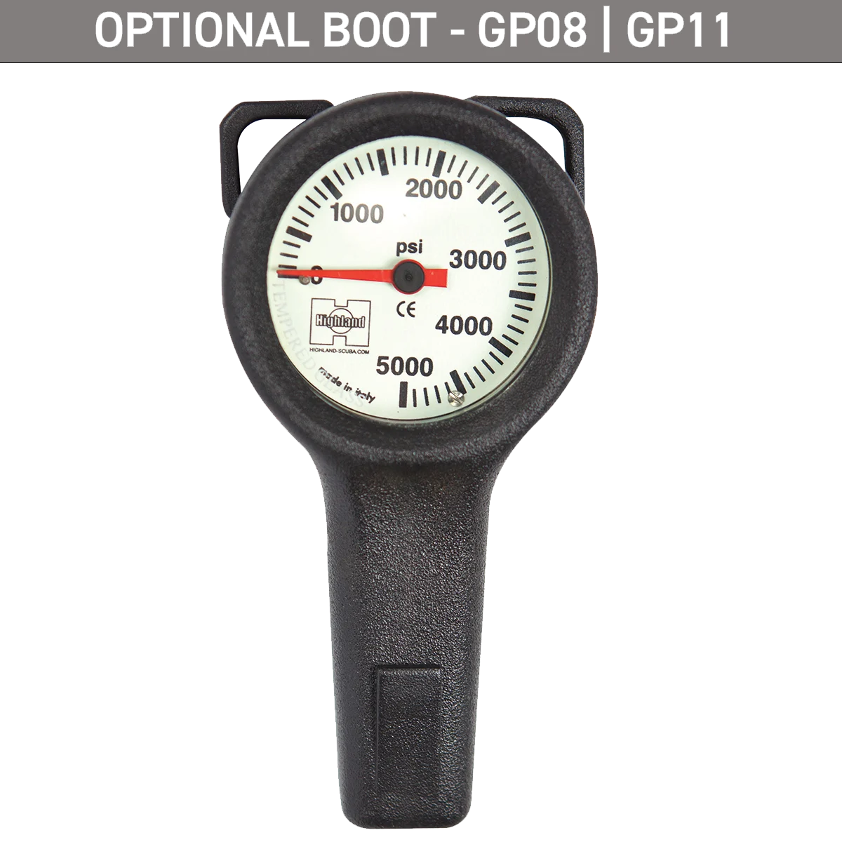 XS Scuba Pressure Gauge Boot, 2 in