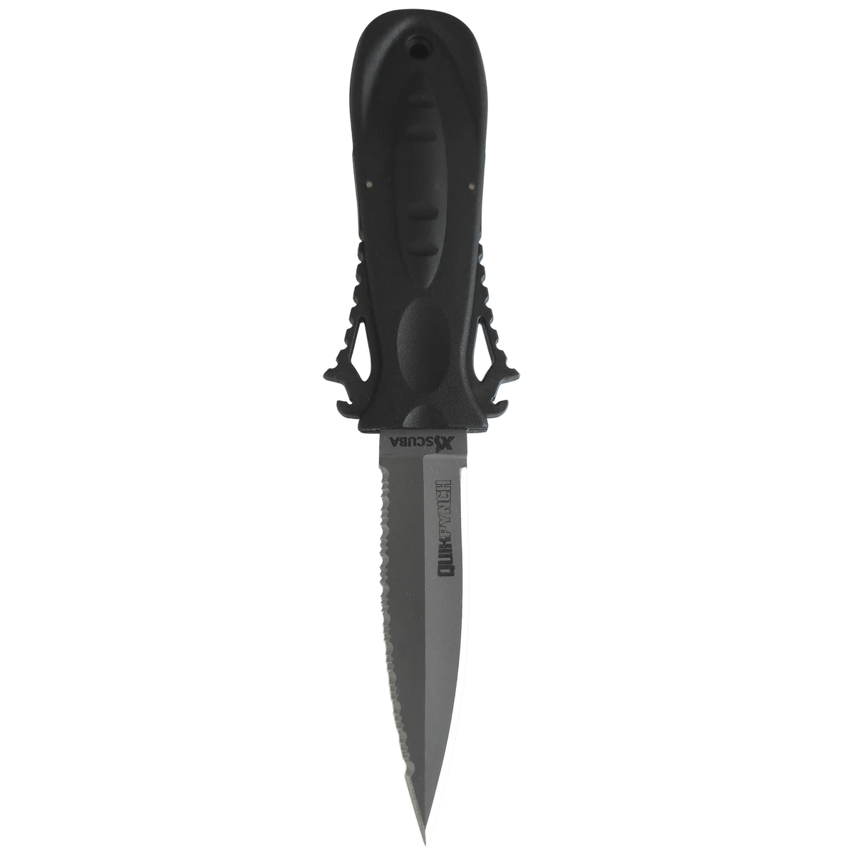 XS Scuba QuikPynch Spear Tip Knife, Gray