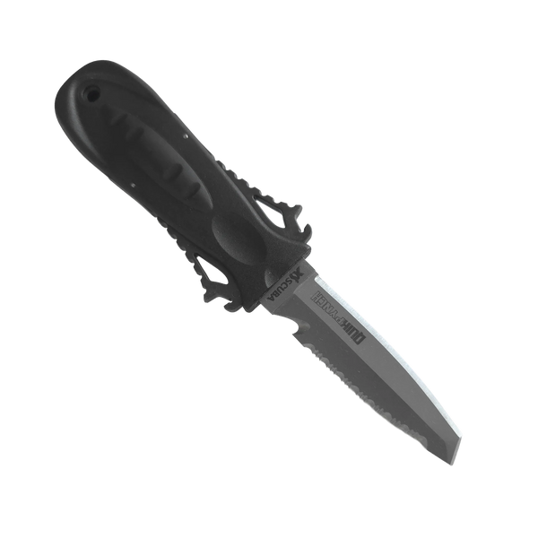 XS Scuba QuikPynch Tanto Tip Knife, Gray