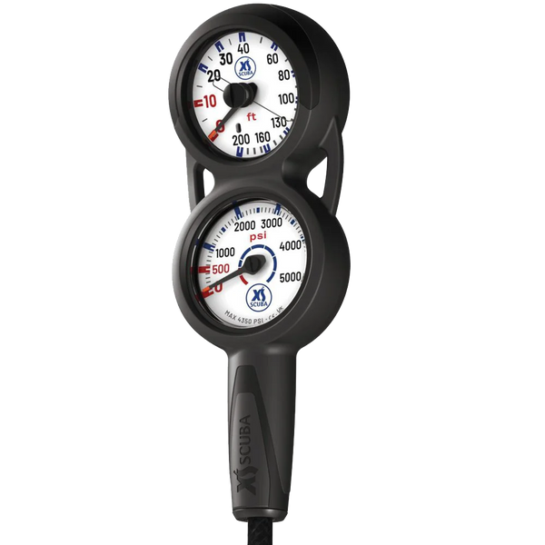 XS Scuba QuikVu Pressure & Depth Console — Imperial