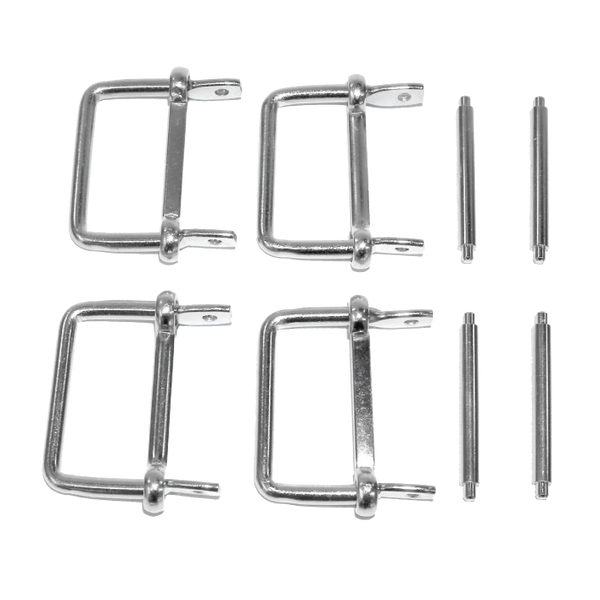 XS Scuba Rubber Fin Buckles and Pins, Standard