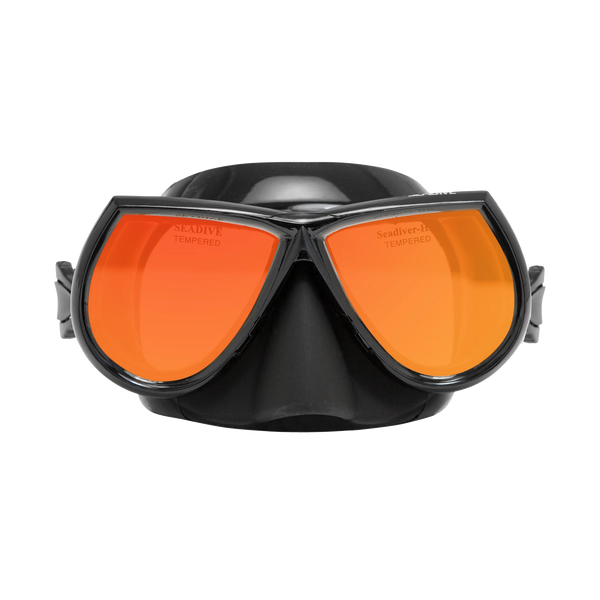 SeaDive SeaDiver RayBlocker-HD Mask, Black silicone