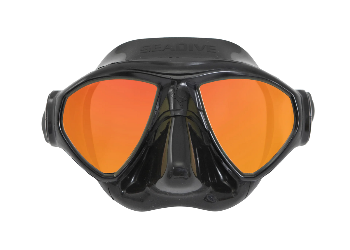 SeaDive SeaFire RayBlocker-HD Mask, Black silicone
