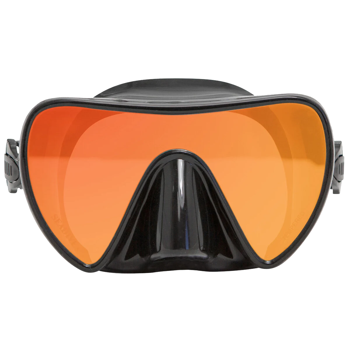 SeaDive SeaLite RayBlocker-HD Mask, Black silicone