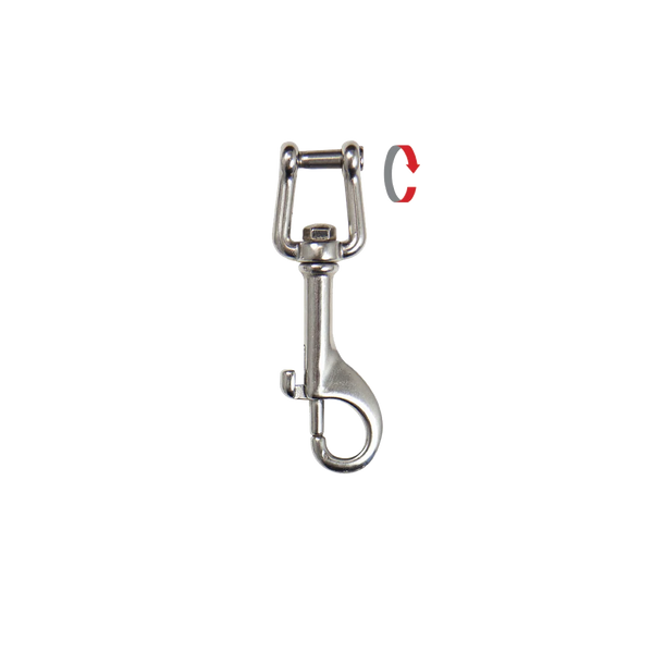 Highland Shackle Bolt Snap, 3.4 in