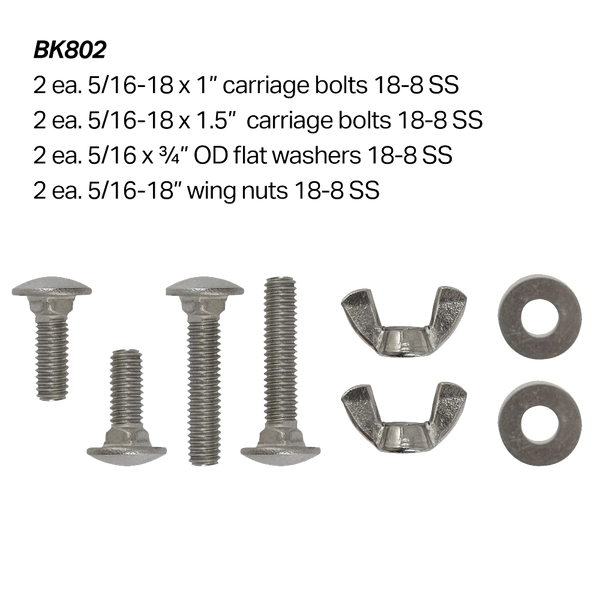 Highland Single Tank Adapter Hardware Kit, Standard