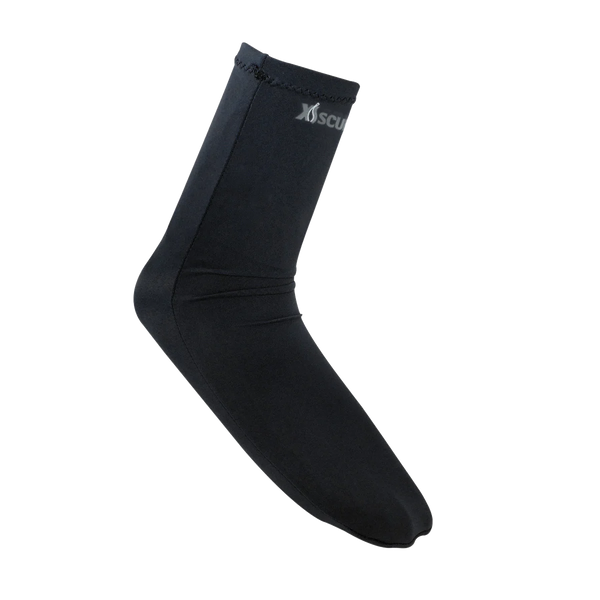 XS Scuba Spandex Socks, Black