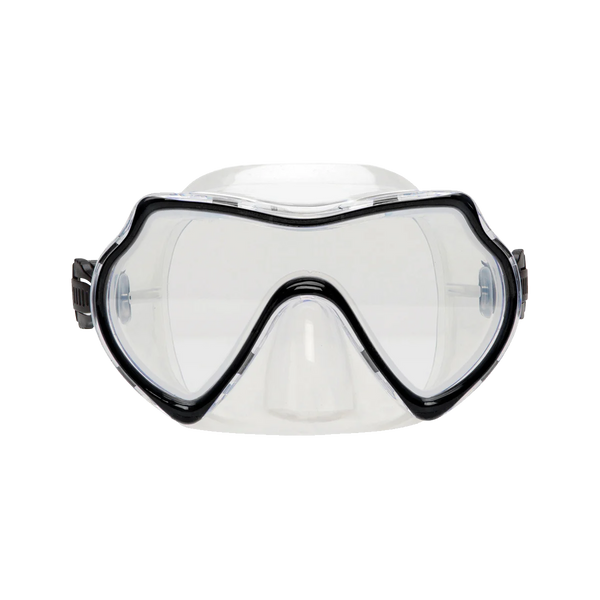 Oceanways SuperView SLX Mask, Black frame / Polybag
