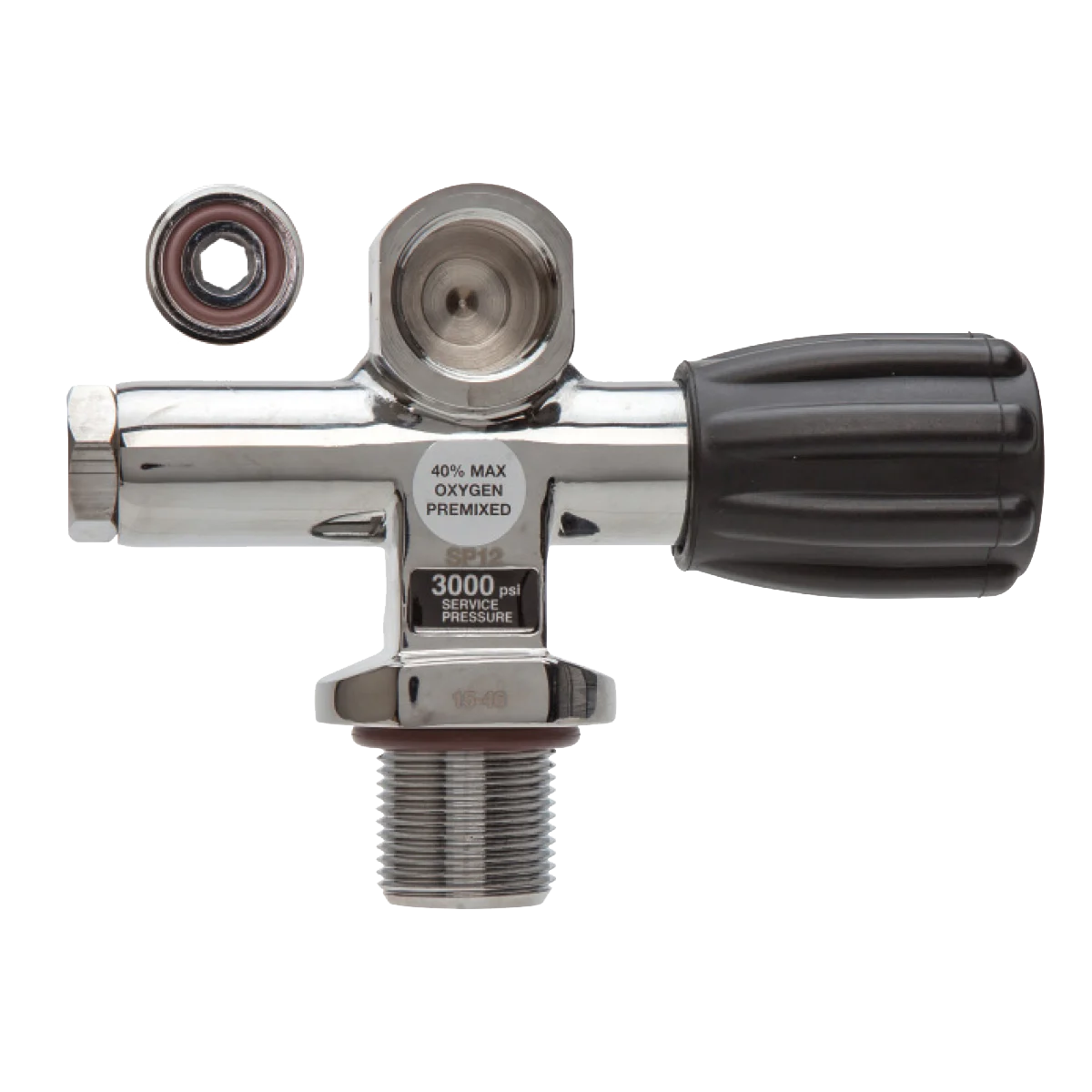Thermo Thermo Modular PRO Cylinder Valve, Left / 3000 psi