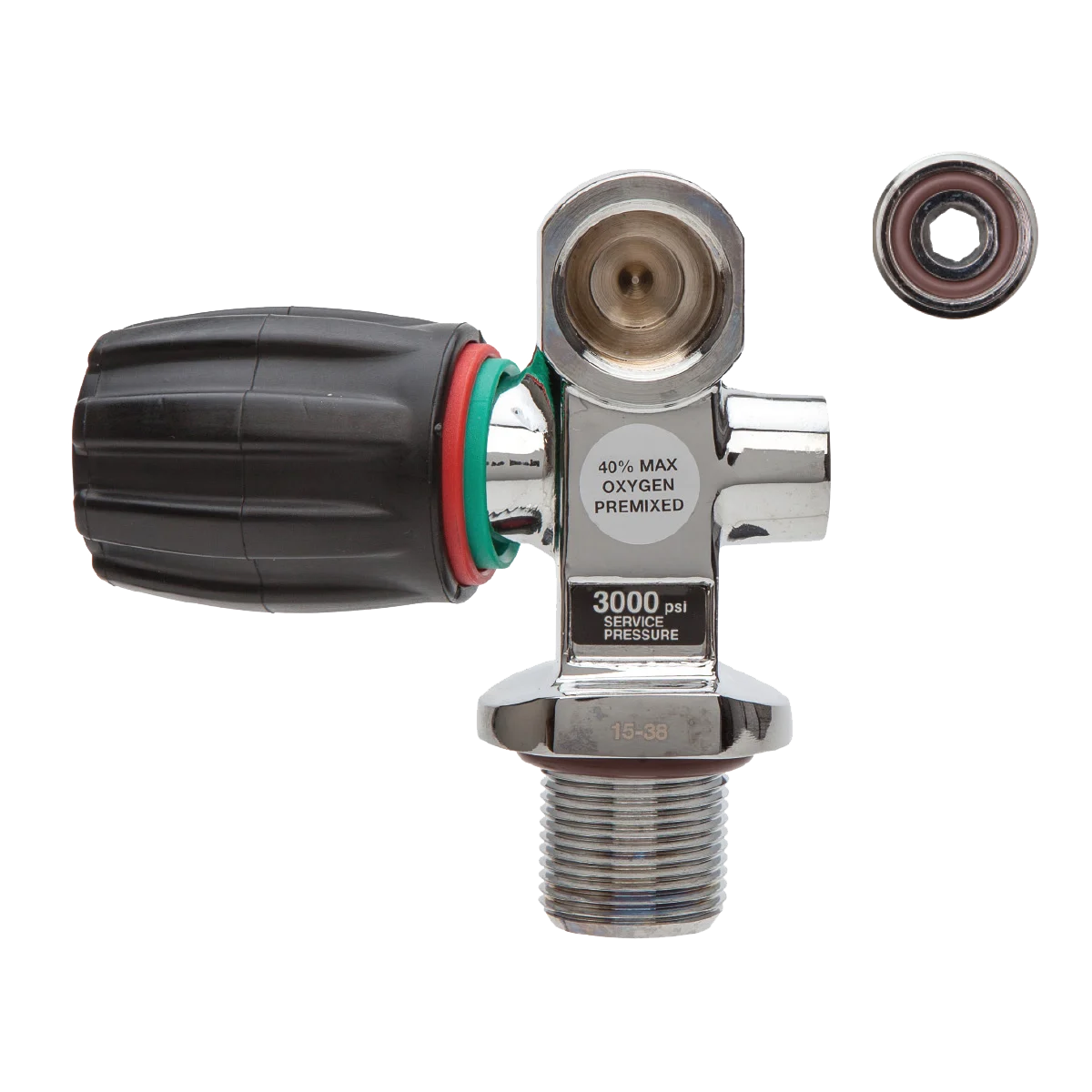 XS Scuba XS Scuba PRO Cylinder Valve, 3000 psi
