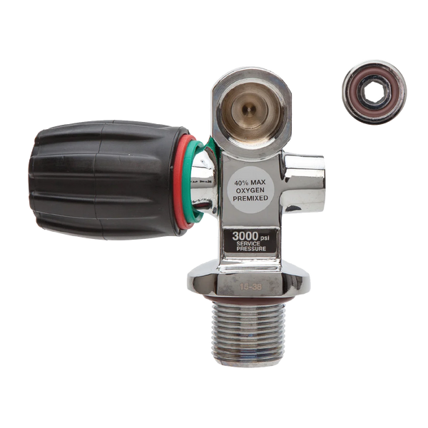 XS Scuba XS Scuba PRO Cylinder Valve, 3000 psi