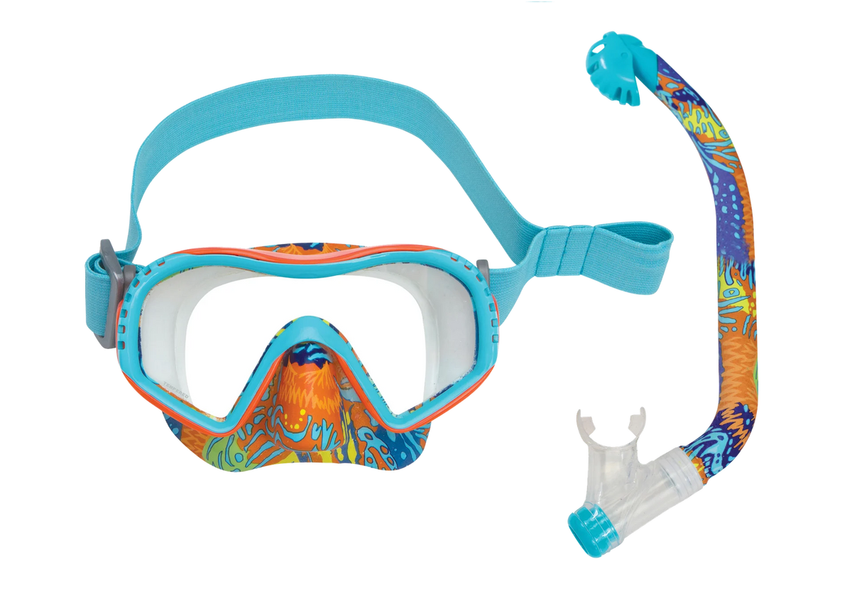 Oceanways Youth SeaLife Mask and Snorkel Combo, Mandarin fish