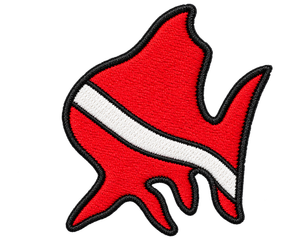 Red diver-down fish